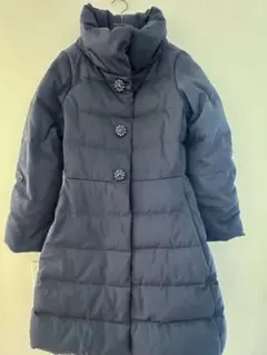 Kate spade(ケイトスペード)リボン、ビジュー付きダウンコート