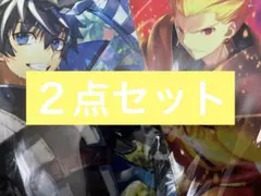 Fate fgo 最終再臨展　クリアファイル　ギルガメッシュ　シャルルマーニュ