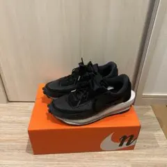 Nike LDWaffle/Sacai ブラック 7UK 箱付き　変え紐付　26