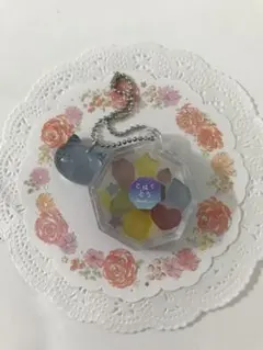 ハンドメイド 猫チャーム 琥珀糖風セット