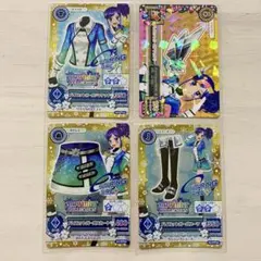 【美品】アイカツカード　パイロットガールコーデ 4枚セット　CP あおい