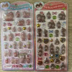 正規品新品モンチッチ♡うるちゅるポップシール2枚セット