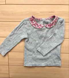 baby gap 襟付きグレー長袖カットソー 90cm