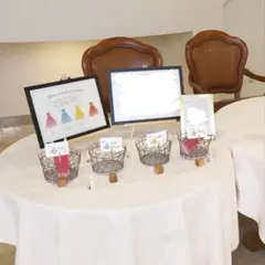 結婚式ウェルカムスペース装飾セット フォトフレームまとめ売り受付テーブルナンバー