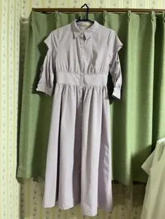 titty&Co. ストライプ柄 ロングワンピース