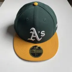 NEW ERA オークランドアスレチックス 59FIFTY 1/4