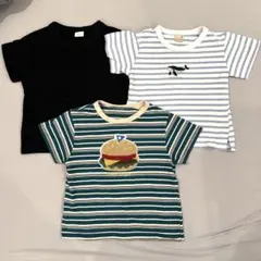 【半袖Tシャツ 3点セット 100】petit main等 子供服 まとめ売り