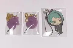 【こま様専用】ツイステ　フロイド　ジェイド　キャンディキーホルダー　ラバスト