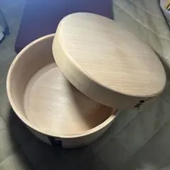 ラブルビーさま　未使用　栗久　木製 おひつ 円形 シンプルデザイン