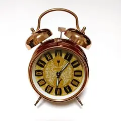KIENZLE ゼンマイ式 ツインベル目覚まし時計 キンツレ 置時計 レトロのサムネイル