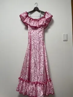 Maunalua フラダンスドレス ピンク 幾何学模様 2025年最新】フラダンス