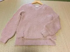 earth　music　ecology　モヘアVネックレディースニット