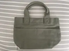 LOWRY FARM グリーン キャンバスハンドバッグ