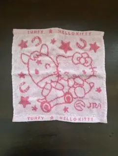 JRA TURFY HELLO KITTY ミニタオル