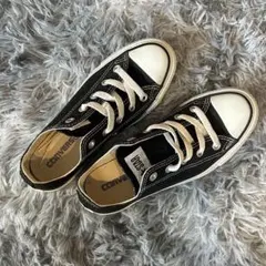Converse ALL STAR ローカット ブラック キャンバス スニーカー