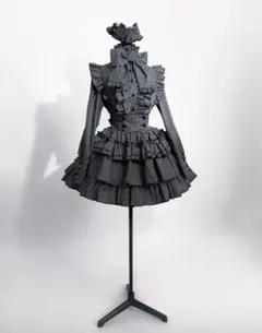 【即納】CATCOCOON クラシカルロリータ 黒ストライプ S トップスのサムネイル