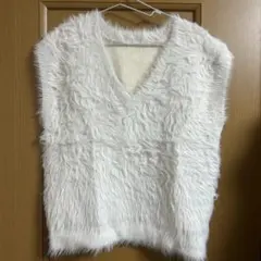 GRL ノースリーブファーニット