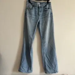 ZARA ライトブルー　ワイドデニム　38