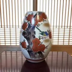 九谷燒 岳洋造 陶器 花器 金彩 花鳥インテリア【美品】 - メルカリ