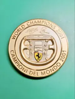 フェラーリ ペーパーウェイト サイン刻印入り ミハエルシューマッハー