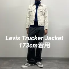 Levi'sリーバイスショート短丈ホワイトデニムジャケット古着アメリカUSA