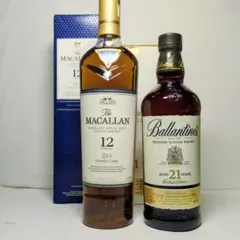 The Macallan 12 & Ballantine's 21セット The Macallan 12 & Ballantine's 21セット - メルカリ
