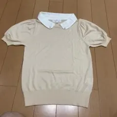 JILL STUART ベージュ パフスリーブニット Mのサムネイル