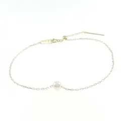 ゴールドチェーンパールブレスレット