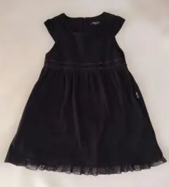 COMME CA ISM ブラック ワンピース 120A　フォーマル