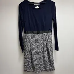 ROPÉ PICNIC 38 ネイビー・ホワイト ワンピース