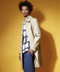 UNITED TOKYO ライトギャバステンカラーコート 2