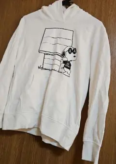 【2017年限定】UNIQLO × KAWS × PEANUTSスウェット　白のサムネイル