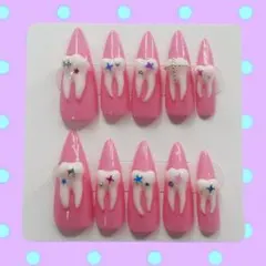 ネイルチップ 歯 ウィッシュコア 平成女児 クロス