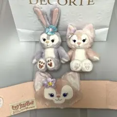 ディズニー　リーナベル　ステラルー　ぬいぐるみキーホルダー　スーベニアスリーブ