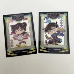 名探偵コナン大阪城本陣　特典　クリアカード　工藤新一　毛利蘭