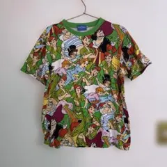 ディズニー　ピーターパン　Tシャツ　総柄