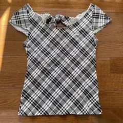 ♦︎新品同様♦︎BURBERRY BLUE LABEL♦︎チェック柄 半袖Tシャツ BURBERRY BLUE LABEL（バーバリーブルーレーベル） Tシャツ カットソー