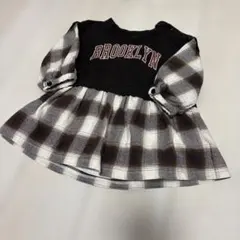 petit main チェック トップス