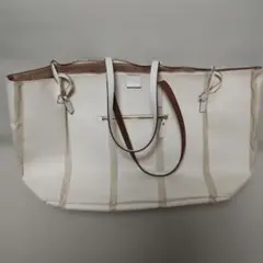 MILESTO トートバッグ ショルダーバッグ ホワイトのサムネイル