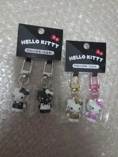 HELLO KITTY PVCキャラクターキーホルダー2個セット