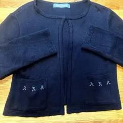 familiar ネイビーカーディガン　120cm