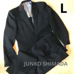 ★【極美品】JUNKO SHIMADA ブラックスーツ セット フォーマル　Lのサムネイル