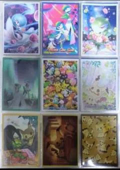 ポケモンカード デッキシールド キャラクタースリーブ 9種類 バラ売り⑧