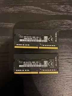 SK hynix 8GB PC4-2400T DDR4 メモリ 2枚組 - メルカリ