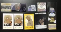 名探偵コナン 安室透 グッズ セット ステッカー カード クリアブックマーカー