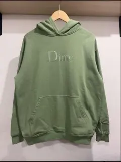 Dime オリーブグリーン フード付きパーカー