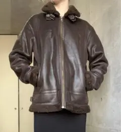 ダークブラウン レザー ジャケット