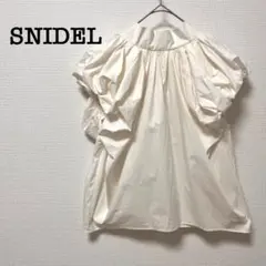 ✤snidel✤ スナイデル バルーンフリルスリーブブラウス　ホワイト