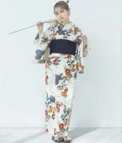 Dita 京緋色の古典菊 浴衣・帯・下駄セット 1回着用 美品 - メルカリ