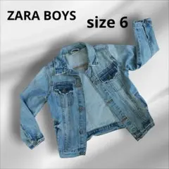 【ZARA BOYS】デニムジャケット　Gジャン　ライトブルー